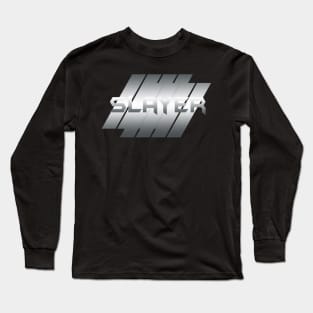 Metallic Illustration Slayer Long Sleeve T-Shirt